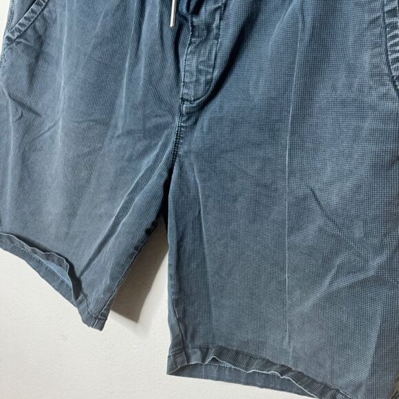 Superdry Shorts Men's 38 Gray Chino Pockets Outdoors Elastic Waist Drawstring - Picture 2 of 9